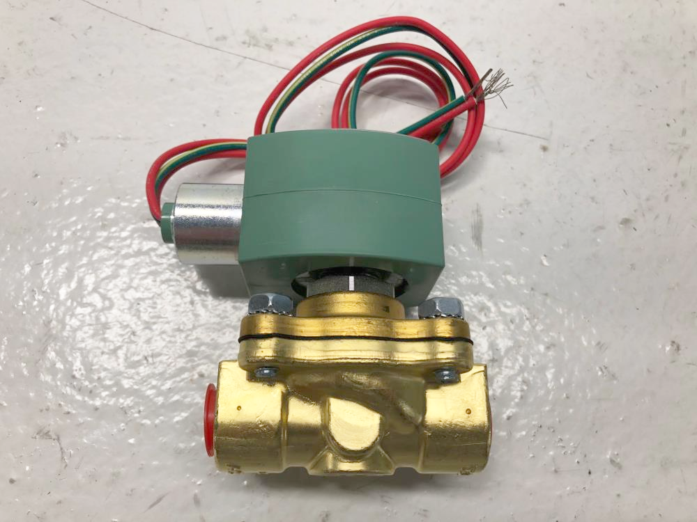 ASCO 3/8" NPT 2-Way Brass Solenoid Valve 8210G093, 150 PSI